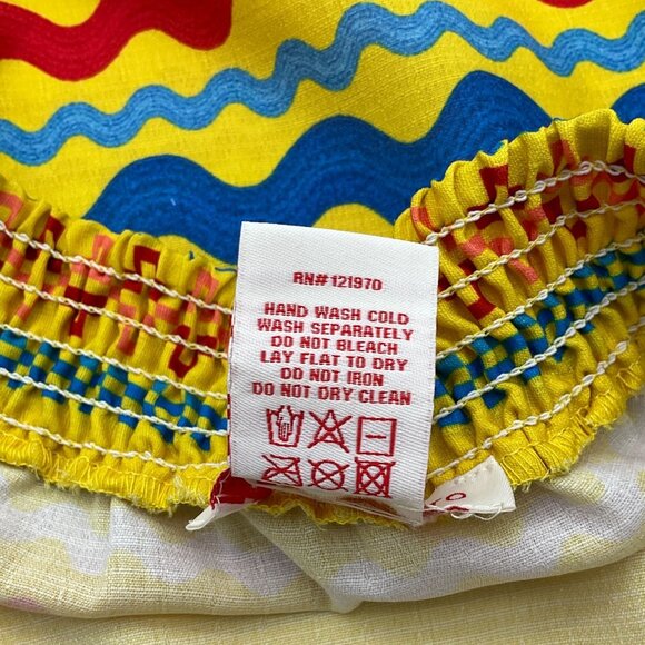 Flying Tomato Off-the-Shoulder Colorful Rick Rack Short Sleeve Blouse Medium - Picture 8 of 9